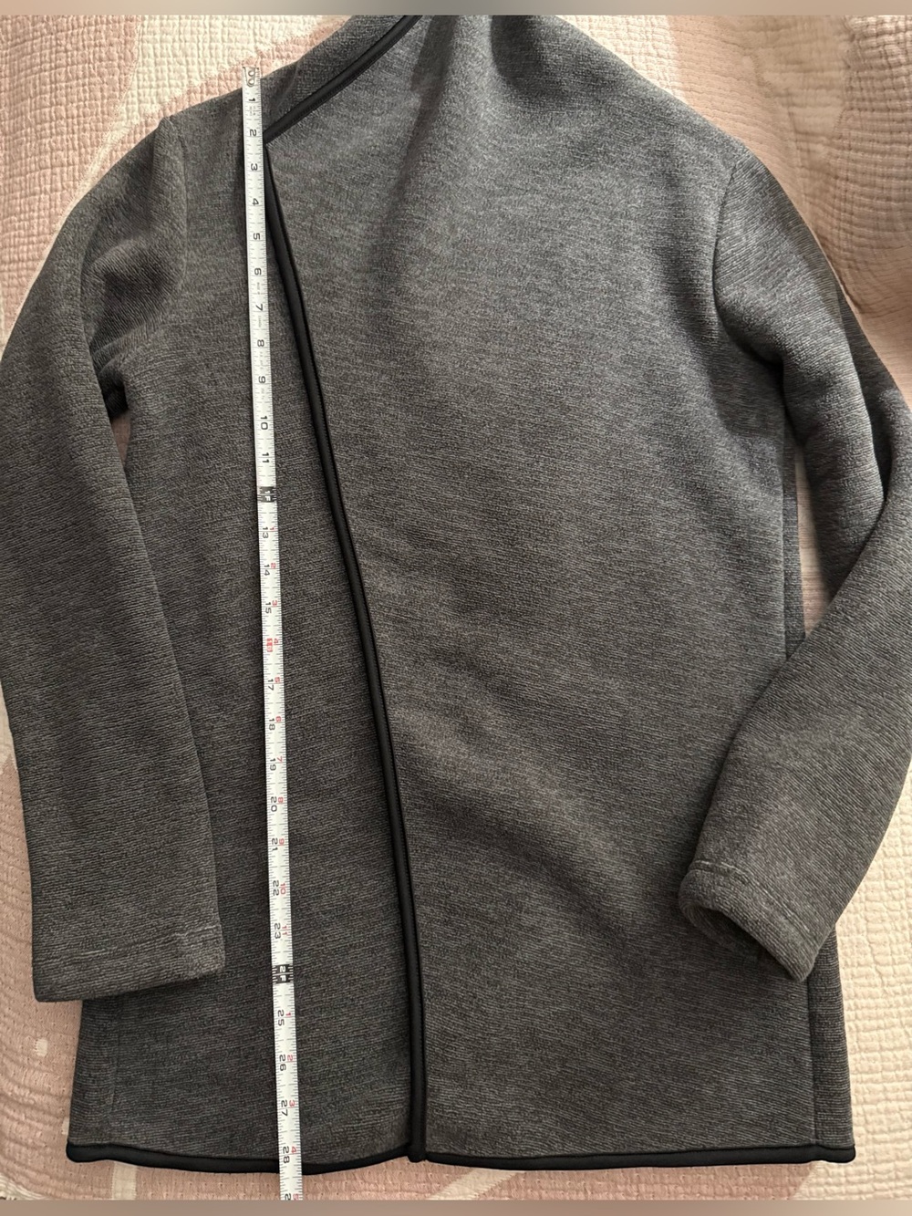 STYLISH WARM NICOLE MILLER OPEN FLEECE CARDIGAN - Picture 9 of 12